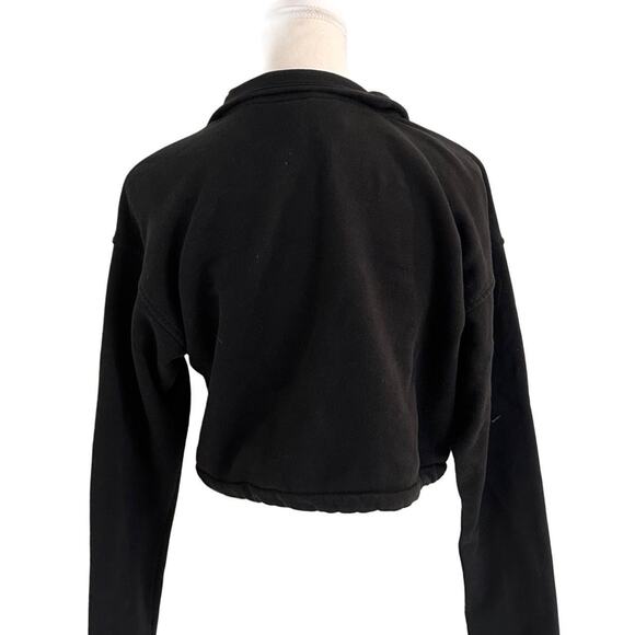 Adidas Size Small Women’s Black Vintage Quarter Zip Super Comfy - Picture 2 of 4